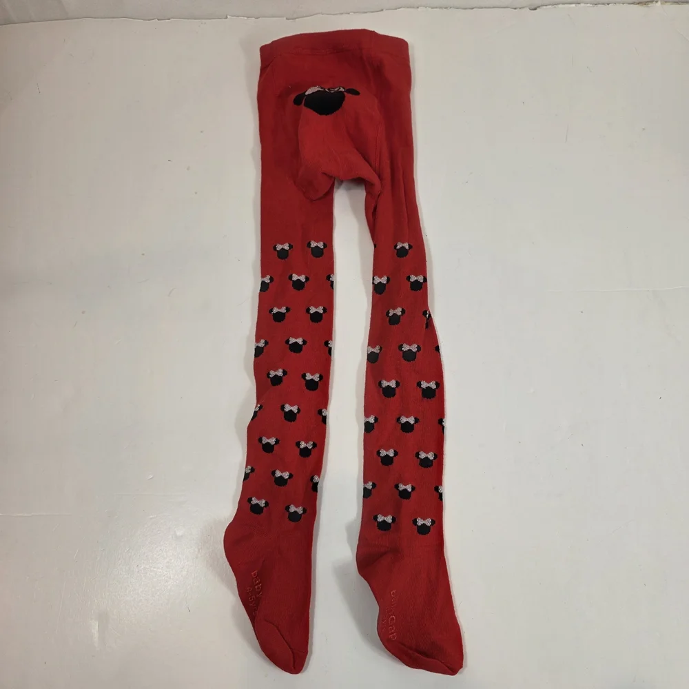 Baby GAP Disney Red Minnie Tights 4-5